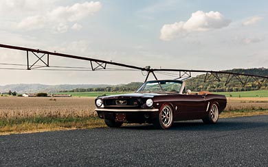 1965 Ringbrothers Ford Mustang Convertible Uncaged wallpaper thumbnail.