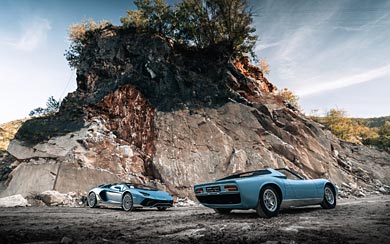 1968 Lamborghini Miura Roadster wallpaper thumbnail.