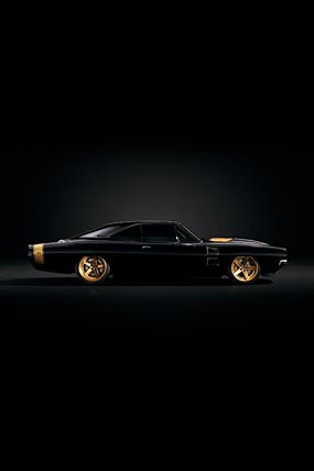 1969 Ringbrothers Dodge Charger Tusk phone wallpaper thumbnail.