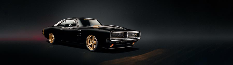 1969 Ringbrothers Dodge Charger Tusk super ultrawide wallpaper thumbnail.