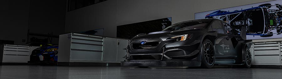 2024 Subaru WRX Project Midnight Concept super ultrawide wallpaper thumbnail.