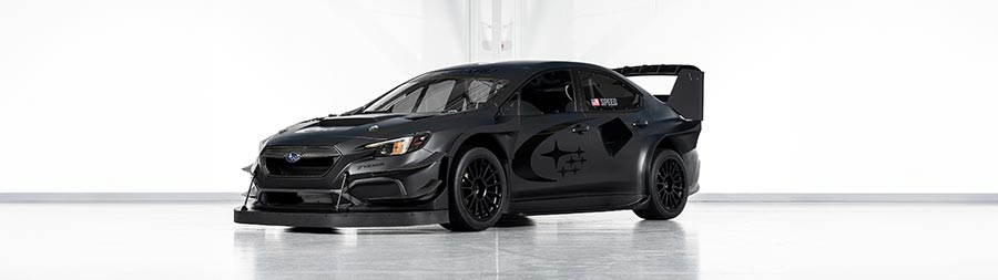2024 Subaru WRX Project Midnight Concept super ultrawide wallpaper thumbnail.