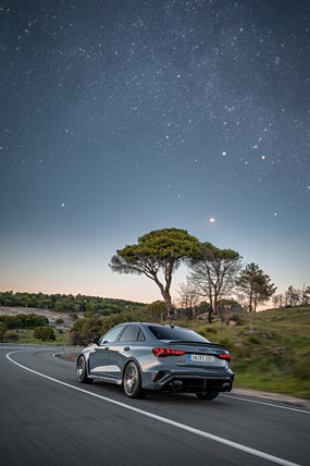 2025 Audi RS3 Sedan phone wallpaper thumbnail.