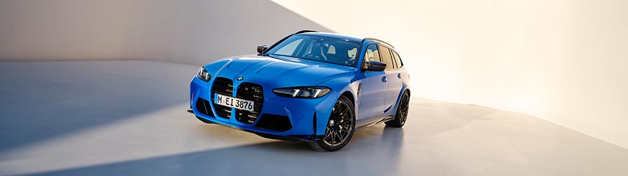 2025 BMW M3 Competition super ultrawide wallpaper thumbnail.