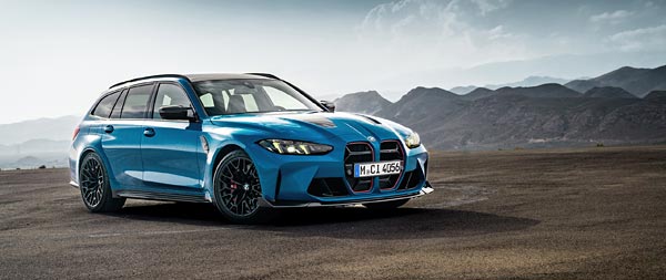 2025 BMW M3 CS Touring super ultrawide wallpaper thumbnail.