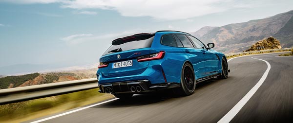 2025 BMW M3 CS Touring super ultrawide wallpaper thumbnail.