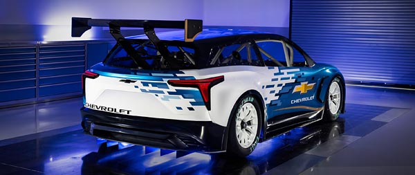 2025 Chevrolet Blazer EV.R NASCAR Concept super ultrawide wallpaper thumbnail.