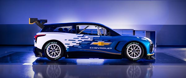 2025 Chevrolet Blazer EV.R NASCAR Concept super ultrawide wallpaper thumbnail.