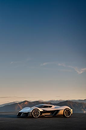 2025 Chevrolet Corvette UK Concept phone wallpaper thumbnail.