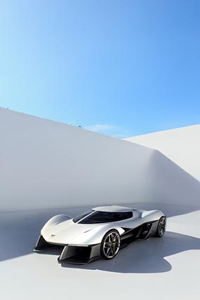 2025 Chevrolet Corvette UK Concept phone wallpaper thumbnail.