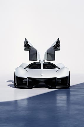2025 Chevrolet Corvette UK Concept phone wallpaper thumbnail.