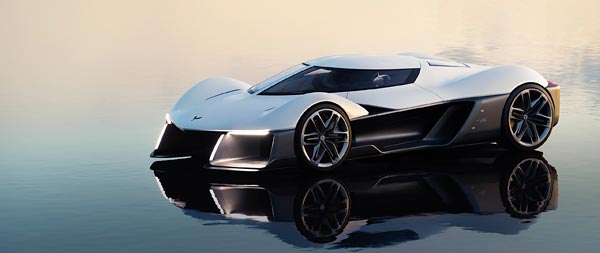 2025 Chevrolet Corvette UK Concept super ultrawide wallpaper thumbnail.
