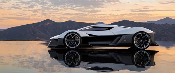 2025 Chevrolet Corvette UK Concept super ultrawide wallpaper thumbnail.