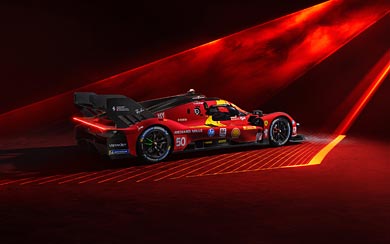 2025 Ferrari 499P wallpaper thumbnail.