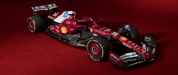 2025 Ferrari SF-25 super ultrawide wallpaper thumbnail.