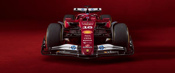 2025 Ferrari SF-25 super ultrawide wallpaper thumbnail.