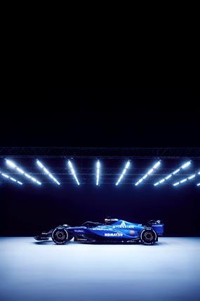 2025 Williams FW47 phone wallpaper thumbnail.