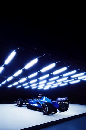 2025 Williams FW47 phone wallpaper thumbnail.