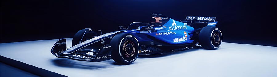 2025 Williams FW47 super ultrawide wallpaper thumbnail.
