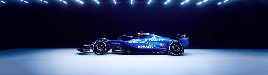2025 Williams FW47 super ultrawide wallpaper thumbnail.