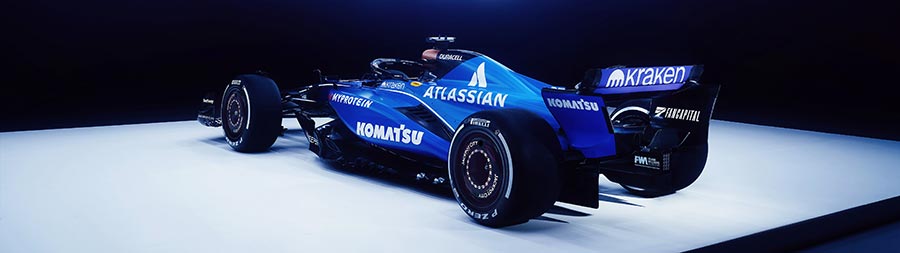 2025 Williams FW47 super ultrawide wallpaper thumbnail.