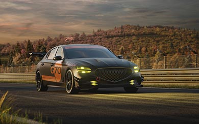 2025 Genesis G70 Track Day Special Concept wallpaper thumbnail.