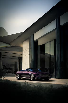 2025 Genesis X Gran Coupe and Convertible Concept phone wallpaper thumbnail.
