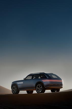 2025 Genesis X Gran Equator Concept phone wallpaper thumbnail.