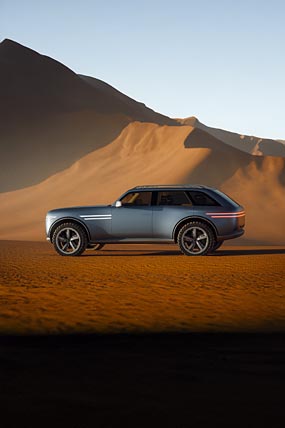 2025 Genesis X Gran Equator Concept phone wallpaper thumbnail.