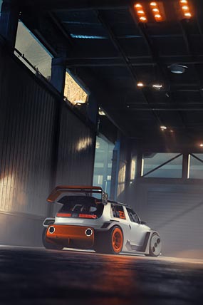 2025 Hyundai Insteroid Concept phone wallpaper thumbnail.