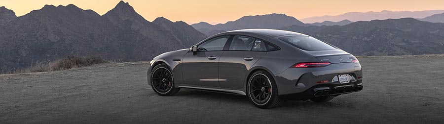 2025 Mercedes-AMG GT63 S E Performance 4-Door super ultrawide wallpaper thumbnail.