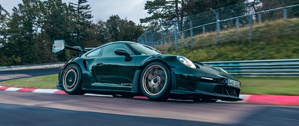 2025 Porsche 911 GT3 RS with Manthey Kit super ultrawide wallpaper thumbnail.
