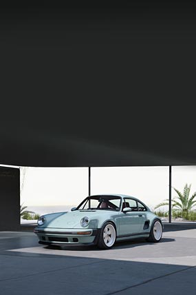2025 Singer 911 Carrera Coupe phone wallpaper thumbnail.