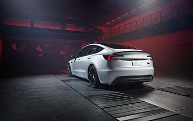 2025 Tesla Model 3 Performance wallpaper thumbnail.