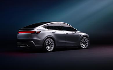 2025 Tesla Model Y wallpaper thumbnail.