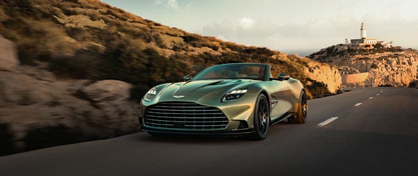 2026 Aston Martin Vanquish Volante super ultrawide wallpaper thumbnail.