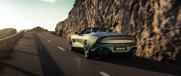 2026 Aston Martin Vanquish Volante super ultrawide wallpaper thumbnail.