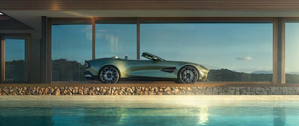 2026 Aston Martin Vanquish Volante super ultrawide wallpaper thumbnail.