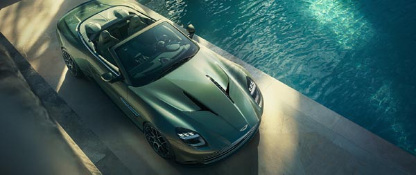 2026 Aston Martin Vanquish Volante super ultrawide wallpaper thumbnail.