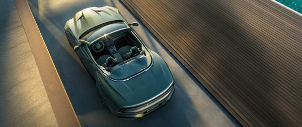 2026 Aston Martin Vanquish Volante super ultrawide wallpaper thumbnail.