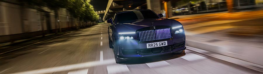 2026 Rolls-Royce Spectre Black Badge super ultrawide wallpaper thumbnail.