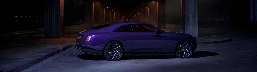 2026 Rolls-Royce Spectre Black Badge super ultrawide wallpaper thumbnail.