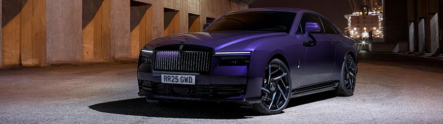 2026 Rolls-Royce Spectre Black Badge super ultrawide wallpaper thumbnail.