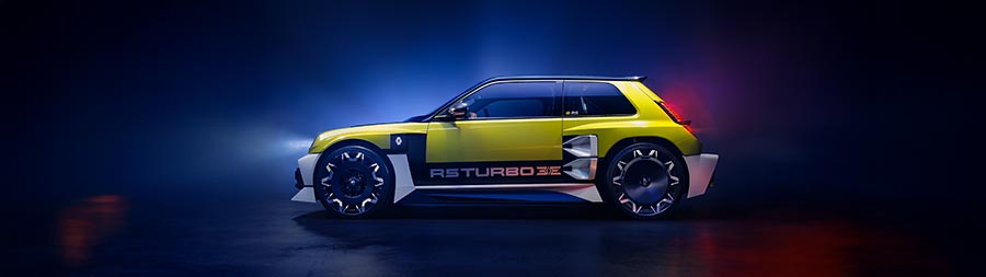 2027 Renault 5 Turbo 3E super ultrawide wallpaper thumbnail.