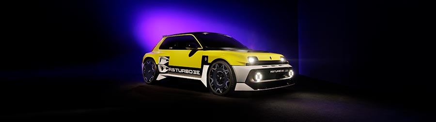 2027 Renault 5 Turbo 3E super ultrawide wallpaper thumbnail.