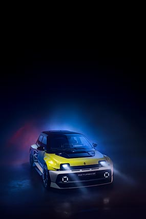 2027 Renault 5 Turbo 3E phone wallpaper thumbnail.