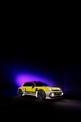 2027 Renault 5 Turbo 3E phone wallpaper thumbnail.