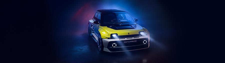 2027 Renault 5 Turbo 3E super ultrawide wallpaper thumbnail.