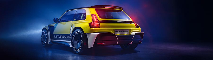 2027 Renault 5 Turbo 3E super ultrawide wallpaper thumbnail.