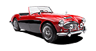 Austin-Healey 3000 car list.